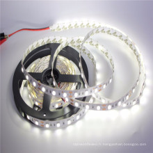 non étanche IP65 12V blanc pur 5M 300LED smd 5050 super lumineux bande led flexible